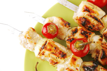 grilled shish kebab