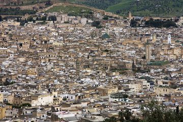 Obraz premium Fes - panorama medina