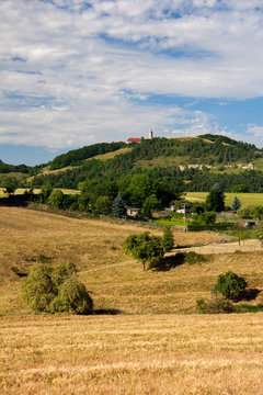 Landschaft Seitenroda mit Leuchtenburg