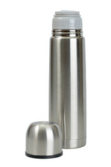 Single metallic thermos