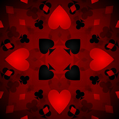 Kaleidoscope card background