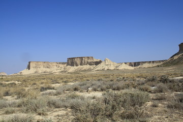 Desierto de las Bardenas Reales, Navarra, Espa&ntilde;a.