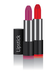 Obraz premium Double lipstick vector