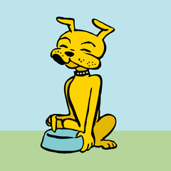 Dog vector illustration cartoon