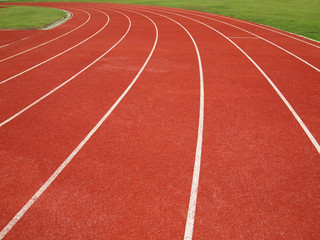 Fototapeta premium Curve running track