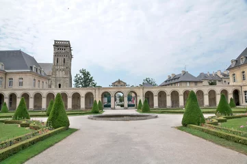 Vitrage gordijnen Artistiek monument abbaye aux Dames