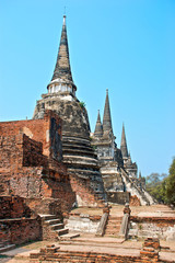 Fototapeta premium Buddhist temple in Ayutthaya