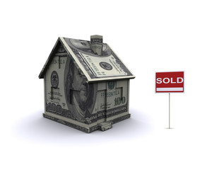 Three-dimensional house