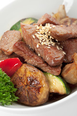 Veal with Vegetables