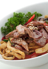 Noodles with Beef