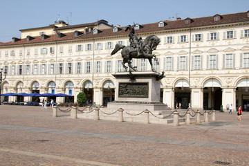 Fototapeta premium Piazza San Carlo, Torino