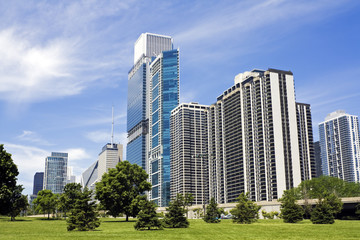 Fototapeta premium Amazing day in Chicago
