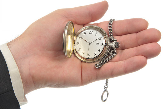Pocket Watch on the palm