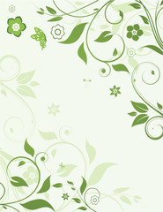abstract floral background with place for your text