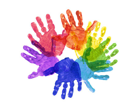 Handprint paint top