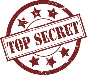Top Secret Rubber Stamp (Vector)