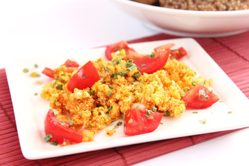 Polenta mit Tomaten