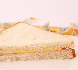 Käse-Schinken-Sandwich