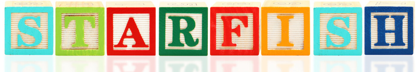 Alphabet Blocks STARFISH