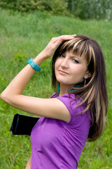 Obraz premium Portrait of the beautiful girl