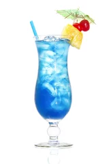 Photo sur Plexiglas Cocktail Hawaïen bleu