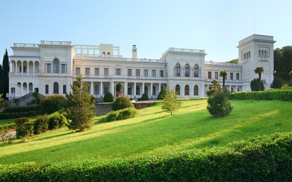 Livadia Palace in Livadiya, Crimea, Ukraine.