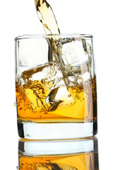 Pouring whiskey