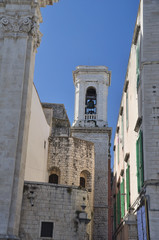 Fototapeta na wymiar Katedra dzwonnica. Molfetta. Apulia.