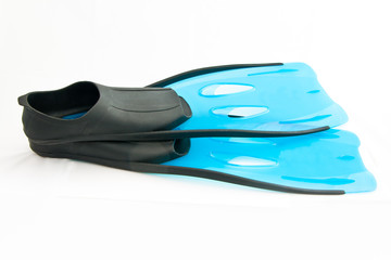 Blue flippers