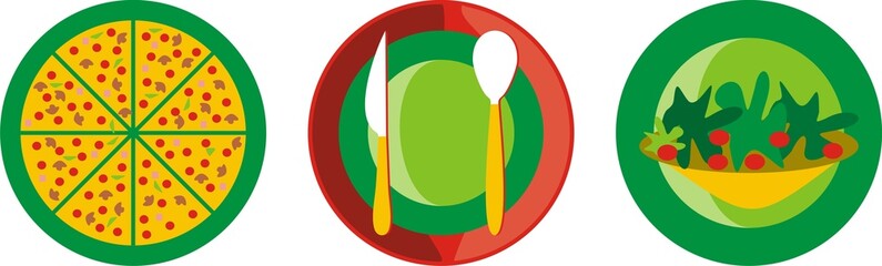 Imagen vector sobre gastronomia