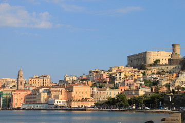 Landscape view of Gaeta (Italy)