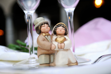 statuine sposi per torta nuziale