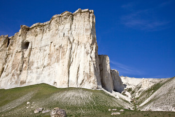Crimea, a mountain is the White cliff