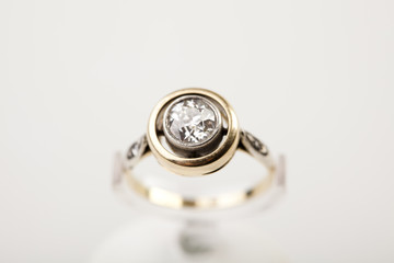 Ring with diamond