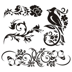Chinese Floral Ornaments