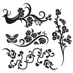 Chinese Floral Ornaments