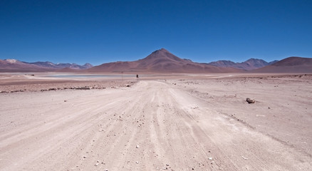 Desert Road between Chile & Bolivia