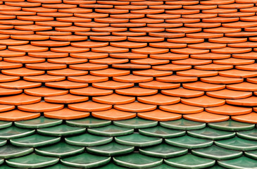 The colorful roof