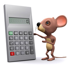 3d Mouse calculates