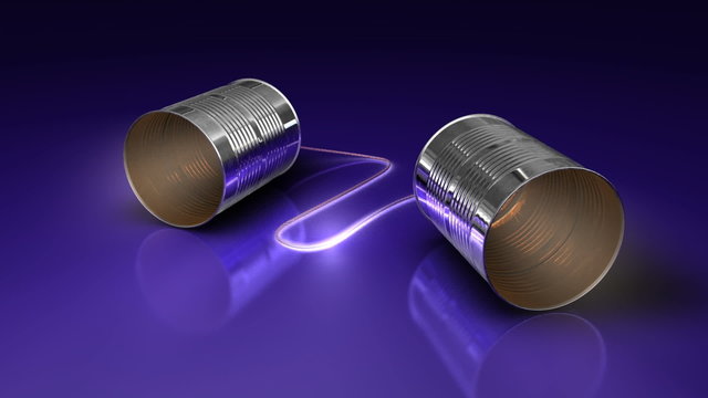 Tin can telephone