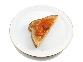 toast with jam