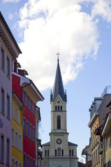 Fototapeta na wymiar Stephanskirche in Konstanz, Bodensee