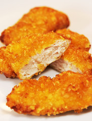 panierte Hähnchenbrust