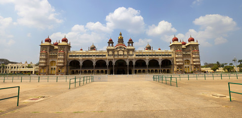 Fototapeta premium Mysore palace Panorama