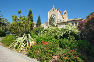Naklejka premium Church in the monastery Latrun
