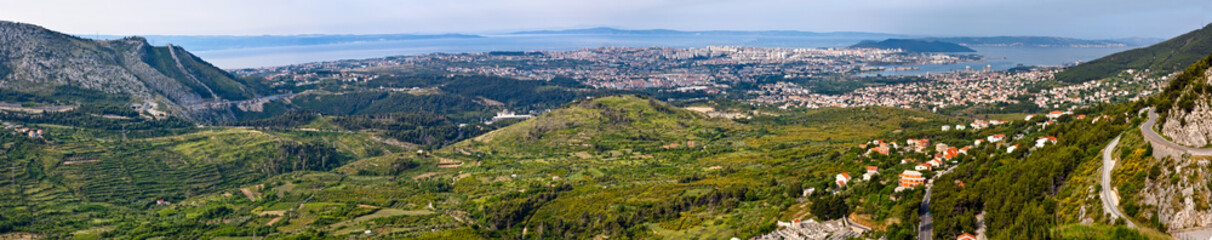 Fototapeta na wymiar Split panorama - Croatia