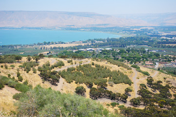 Obraz premium South shore of Lake Kinneret