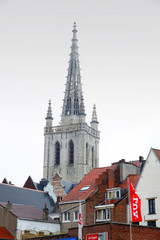 Obraz premium Sint Geertruikerk Santa Gertrude church Leuven Louvain Belgium