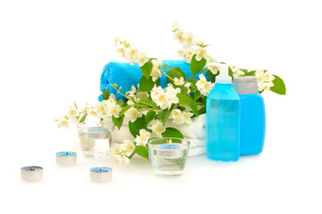 blue spa with jasmin