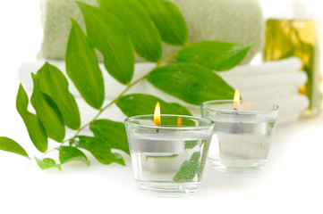 spa with herbal tincture